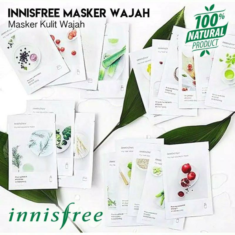Jual INNISFREE SHEET MASK MASKER WAJAH Shopee Indonesia