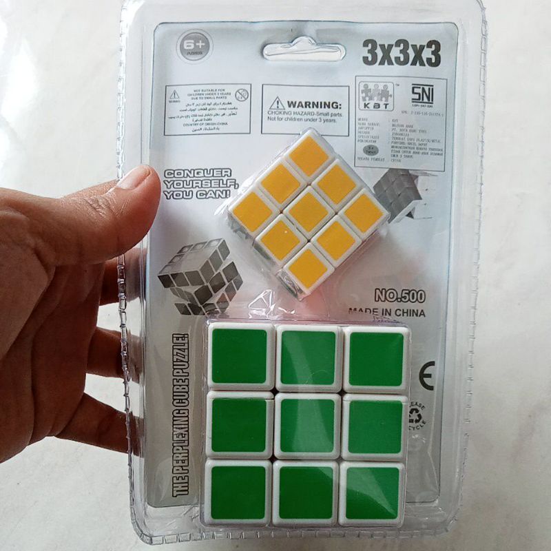 500 B230 - Mainan Rubik isi 2 PC Anak + Induk Besar Kode 500