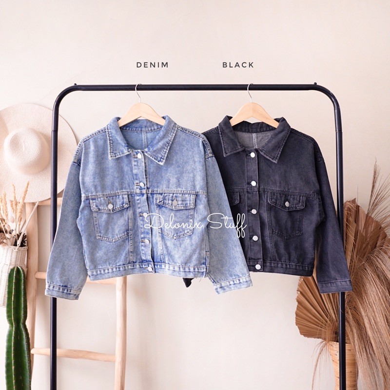 DELONIX | Crop jeans jacket import