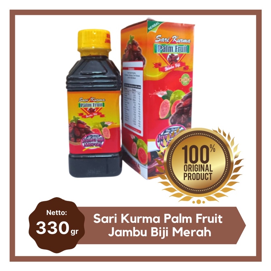 

Sari Kurma Palm Fruit Plus Ekstrak Jambu Biji Merah 330gr