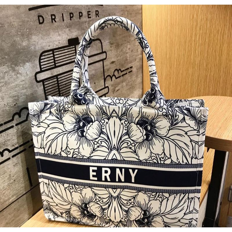 custom tas kanvas nama souvenir