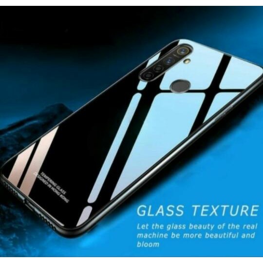 Xiaomi Redmi Note 8 / 8 Pro / 9 / 9 Pro Case Glass Black Glas Permium Miror Kaca