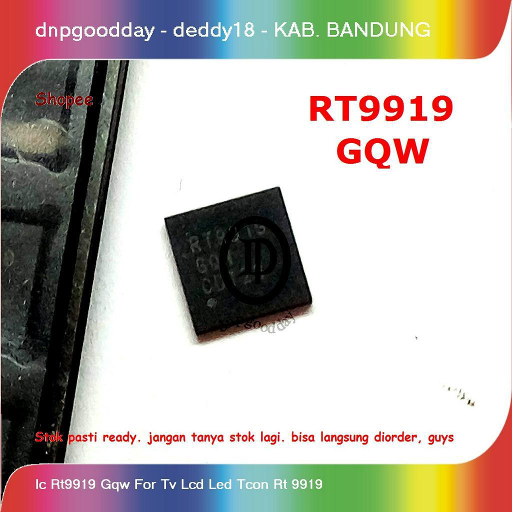 Ic Rt9919 Gqw For Tv Lcd Led Tcon Rt 9919