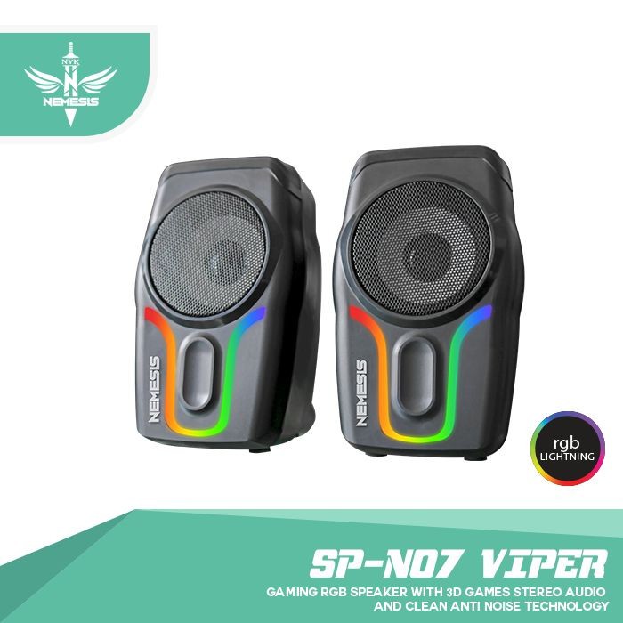 NYK SP-N07 VIPER RGB - SPN07 SP N07 Gaming Speaker