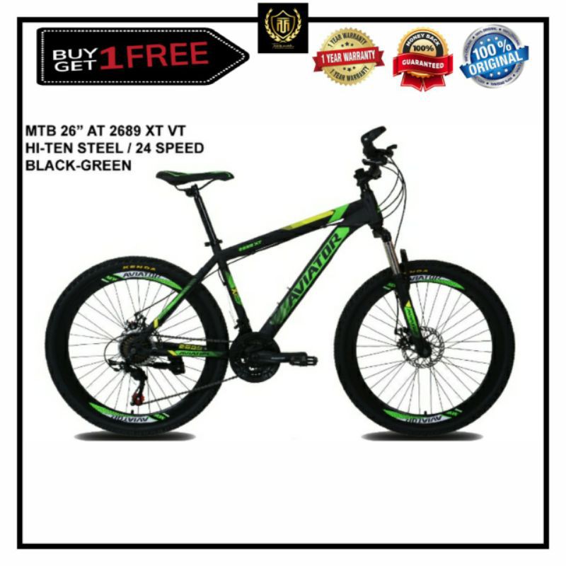 [EKA JAAYA SEPEDA] Sepeda gunung Aviator mtb 26" at 2689 xt vt