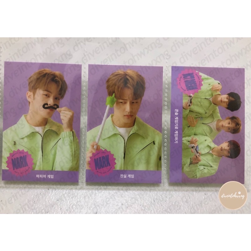 SG21 Game Card NCT Dream Season Greeting 2021 Mark Chenle Jisung Unit Set
