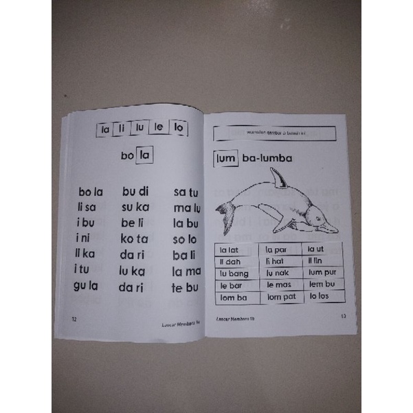 buku lancar membaca paket 4 buku 1a,1b,2a,2b 32 halaman (16x24cm)