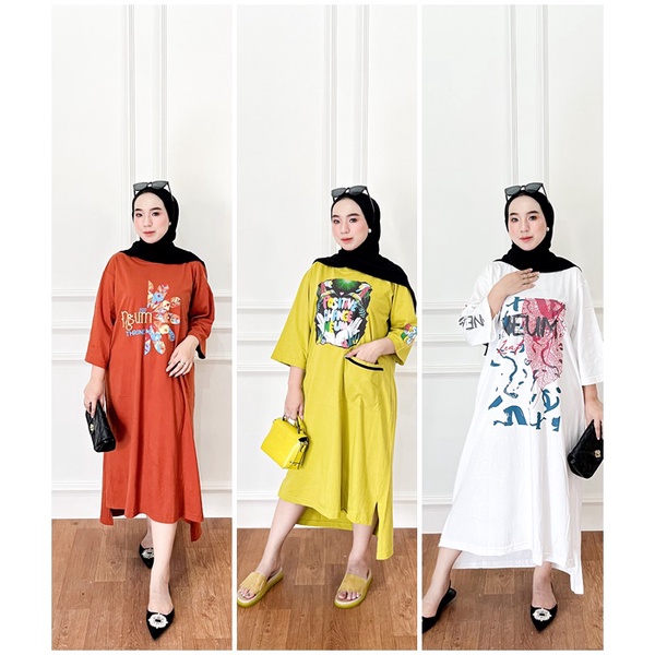 ORIGINAL NEUM OFFICIAL | SMILE | Long Tunik Terbaru | Long Tunik neum | tunik wanita modern | Long t