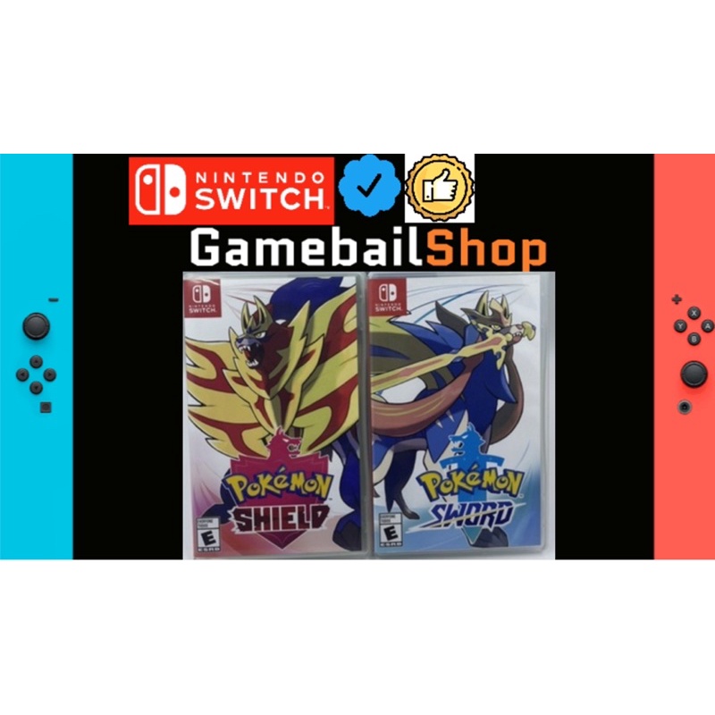 Nintendo Switch Game - Pokemon Sword / Pokemon Shield ( US / EUR / English ) Kaset Cardridge Nintendo Game FISIK