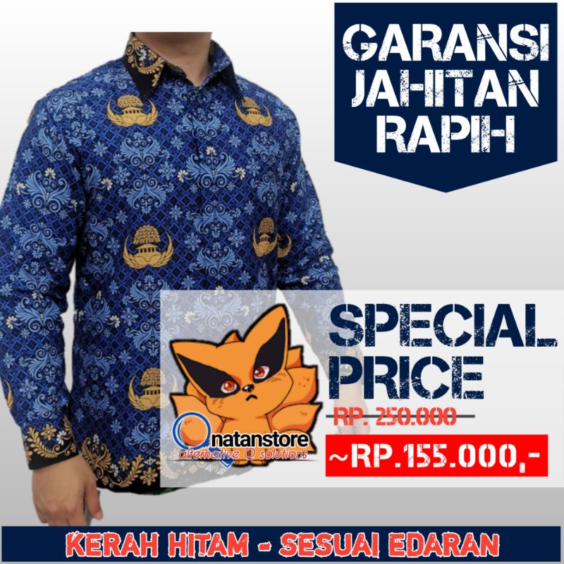 NATAN - baju korpri terbaru 2022 / baju korpri pria / baju korpri wanita / seragam korpri / seragam