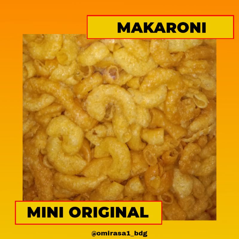 

Makaroni Original Mini oleh-oleh Bandung OMIRASA 1