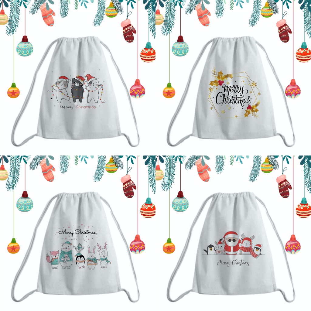 Tote Bag &amp; String Bag Edisi Natal