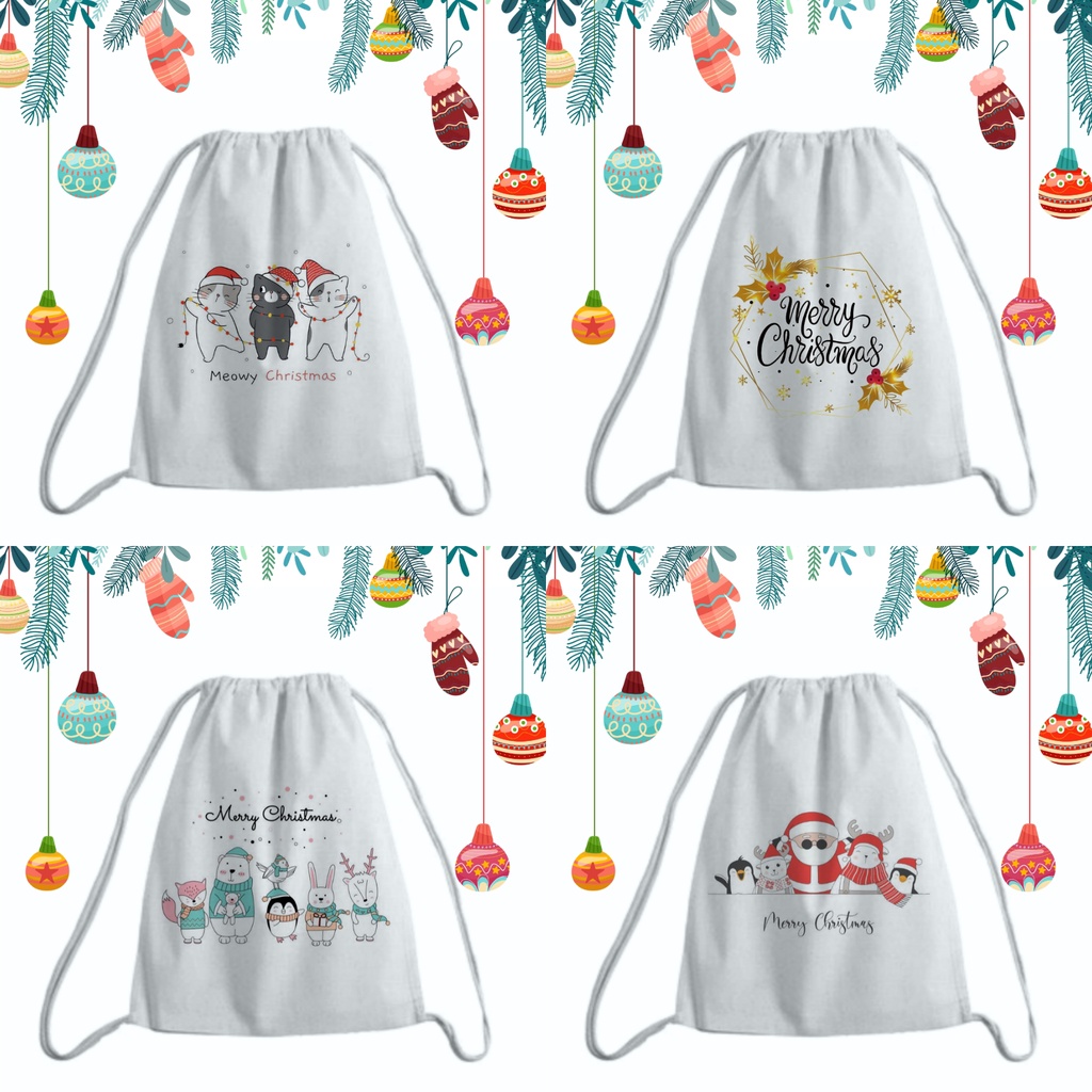 Tote Bag &amp; String Bag Edisi Natal