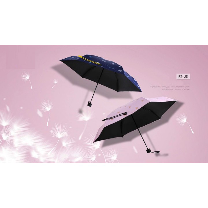 REMAX RT-U8 Flower Series Dual-Use Pocket Umbrella