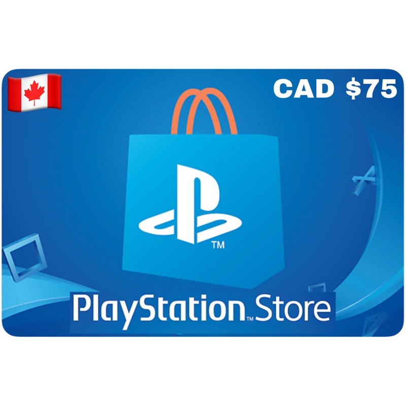 $75 playstation store gift card