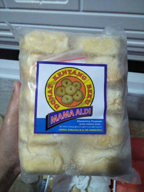 Best Seller, Donat kentang Beku Mama Aldi + gula halus
