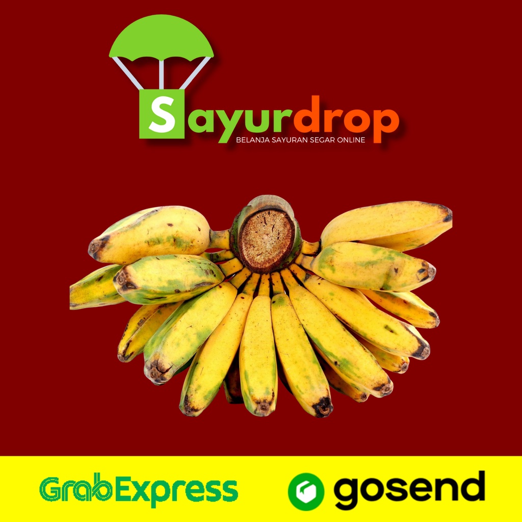 

Pisang Kepok Putih 1 Sisir - Segar Higienis Murah Cepat - Instant/Same Day Delivery (Sayurdrop)