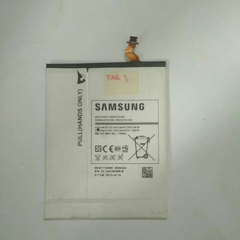 baterai samsung tab 3 original