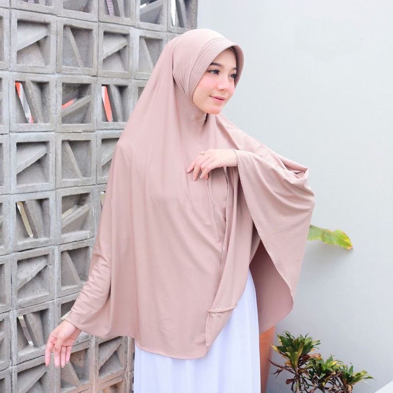 JILBAB BERGO HAMIDAH JUMBO XL SPANDEK JERSEY | HIJAB BERGO HAMIDAH XL