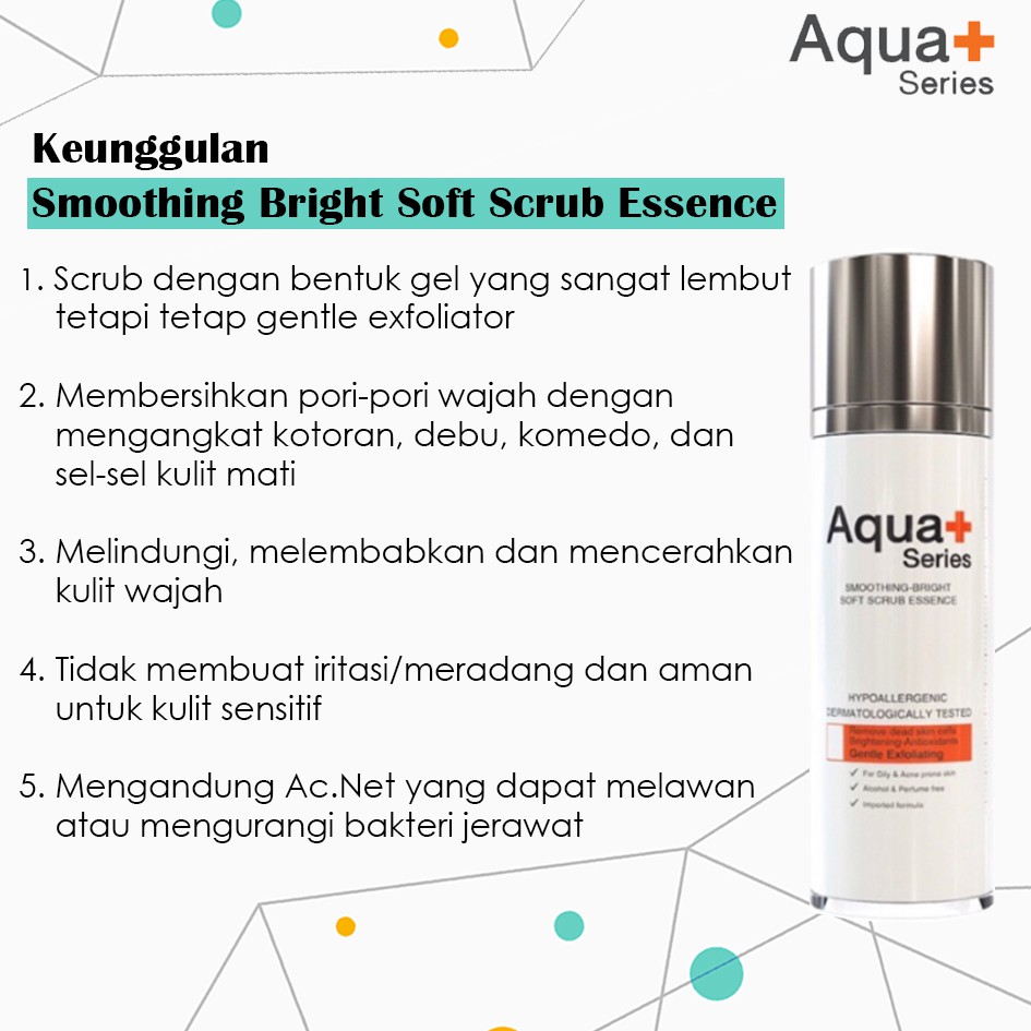 AQUA+ AQUAPLUS SERIES Smoothing Bright Soft Scrub Essence 30ml