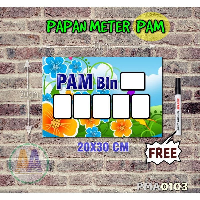 

Papan Meter Listrik PLN PAM motif Unik - Floral 03 - Toko2A