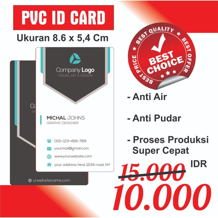 

Hemat Cetak Id Card Kartu Pelajar Satuan Murah Cepat Terlaris