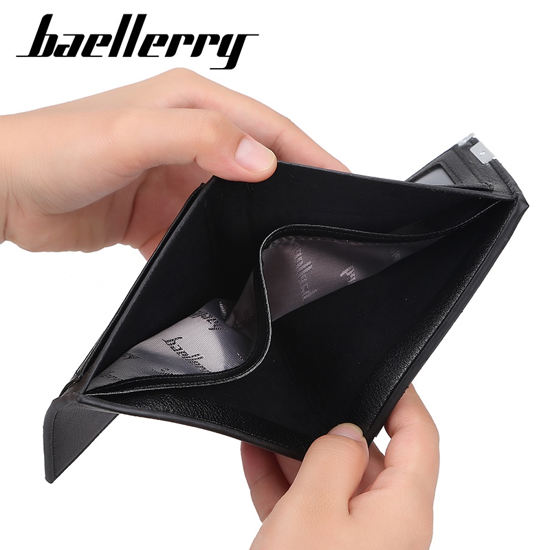 BAELLERRY D9181 Dompet Pria Bahan Kulit PU Leather Premium WATCHKITE BAEOS-1