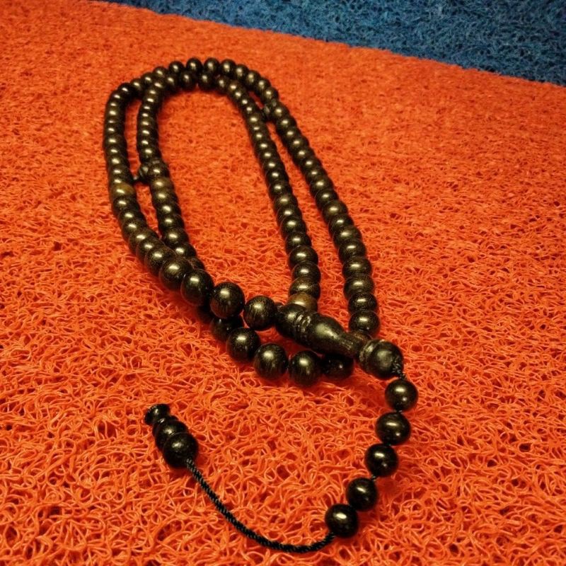 tasbeh 99 kayu hitam yg memiliki nama tren gali kelor hitam