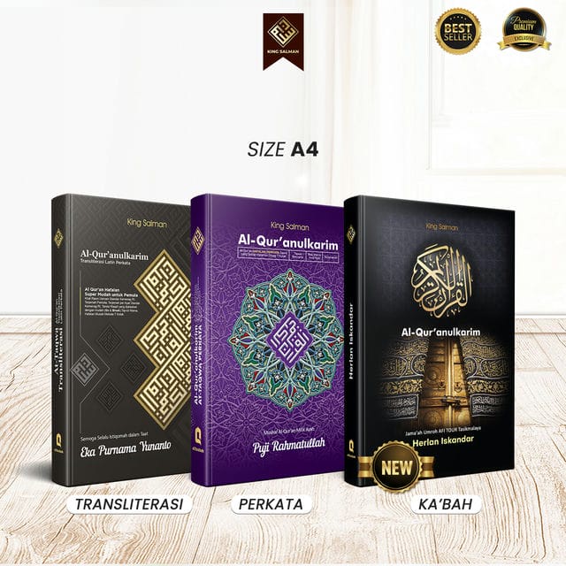 Al Quran Terjemah Custom Nama King Salman A4