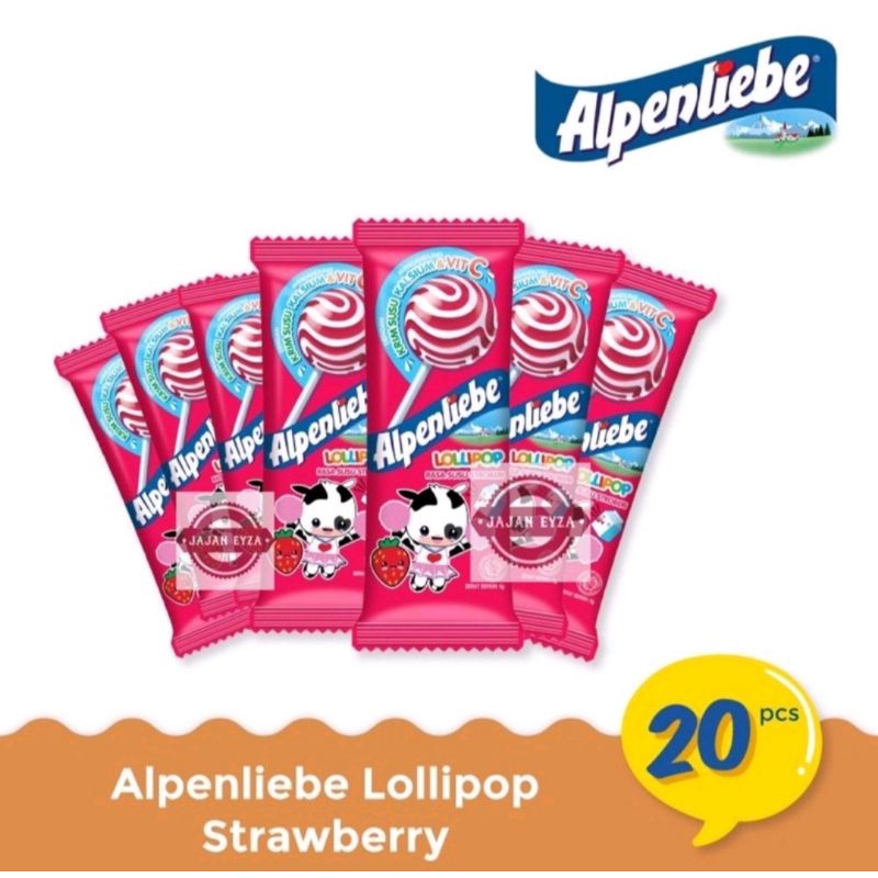 Alpenlibe Lolipop renceng isi 12 pcs