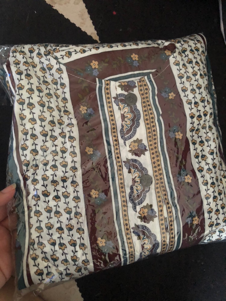 Tunik Bunga Kecil Katun Rayon Homey Tunic Jumbo Xxl Rempel Kancing Muslim Belt Adem Batik Grosir