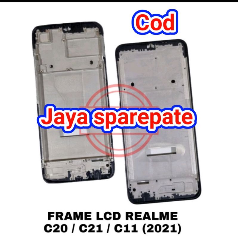 FRAME LCD TULANG TENGAH LCD TATAKAN LCD REALME C20 REALME C21 REALME C11 2021 ORIGINAL