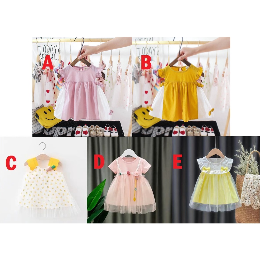 DRESS IMPORT 3Bulan~18Bulan /DRESS ANAK PEREMPUAN SKU0017