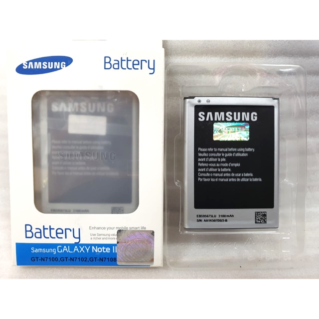 BATERAI/BATRE SAMSUNG GALAXY NOTE 2/N7100 ORIGINAL 100%