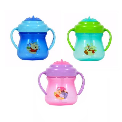 Disney Baby Training Cup Straw Bottle Botol Minum Sedotan Training Anak 300ml