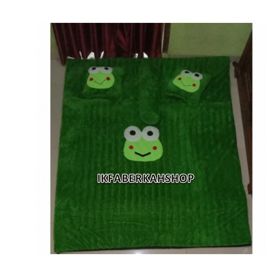 Surpet Kasur Bulu Tebal Karakter  Karpet Bulu Murah Surpet Karakter Murah Ukuran 140X180X5 CM