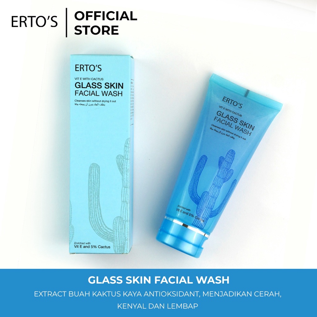 Jual Glass Skin Facial Wash / Cleanser / Untuk Kulit Normal / Untuk