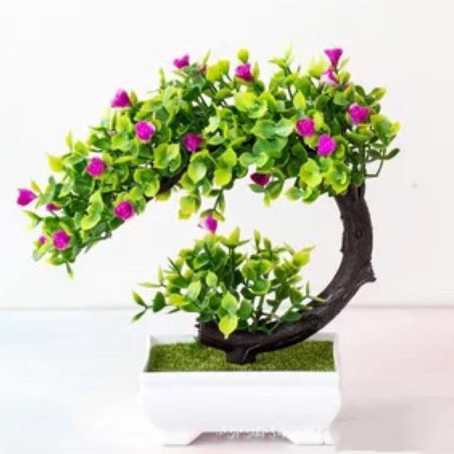 AM353 Bunga plastik / pajangan bunga Artificial / motif Rose  Vas Petak-Ungu