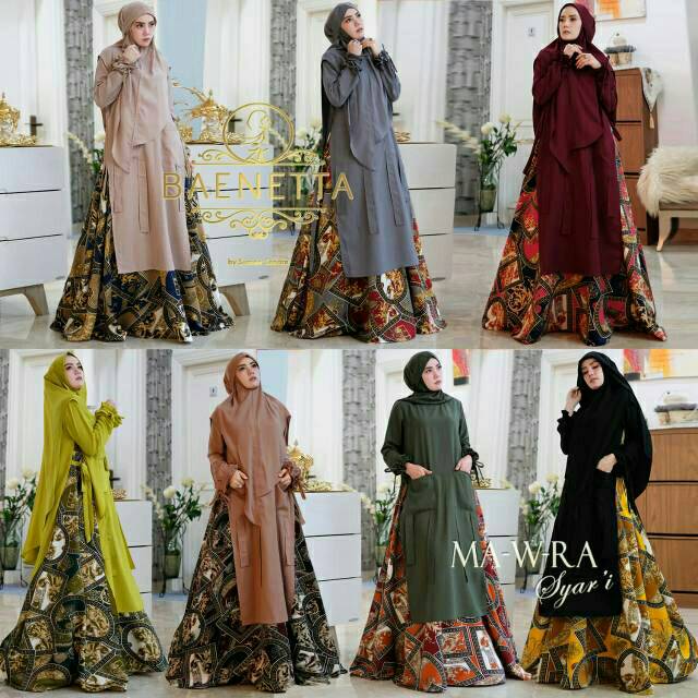 SALE...  MA.W.RA Syar'i by Baenetta (NEW) "SIAP KIRIM"