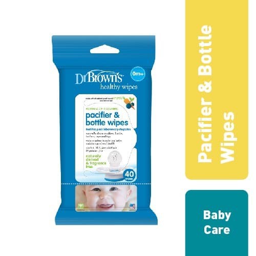 DR.BROWNS WIPES PACIFIER&amp;BOTTLE HG040 / TISU BASAH EMPENG BOTOL / WET TISSUE