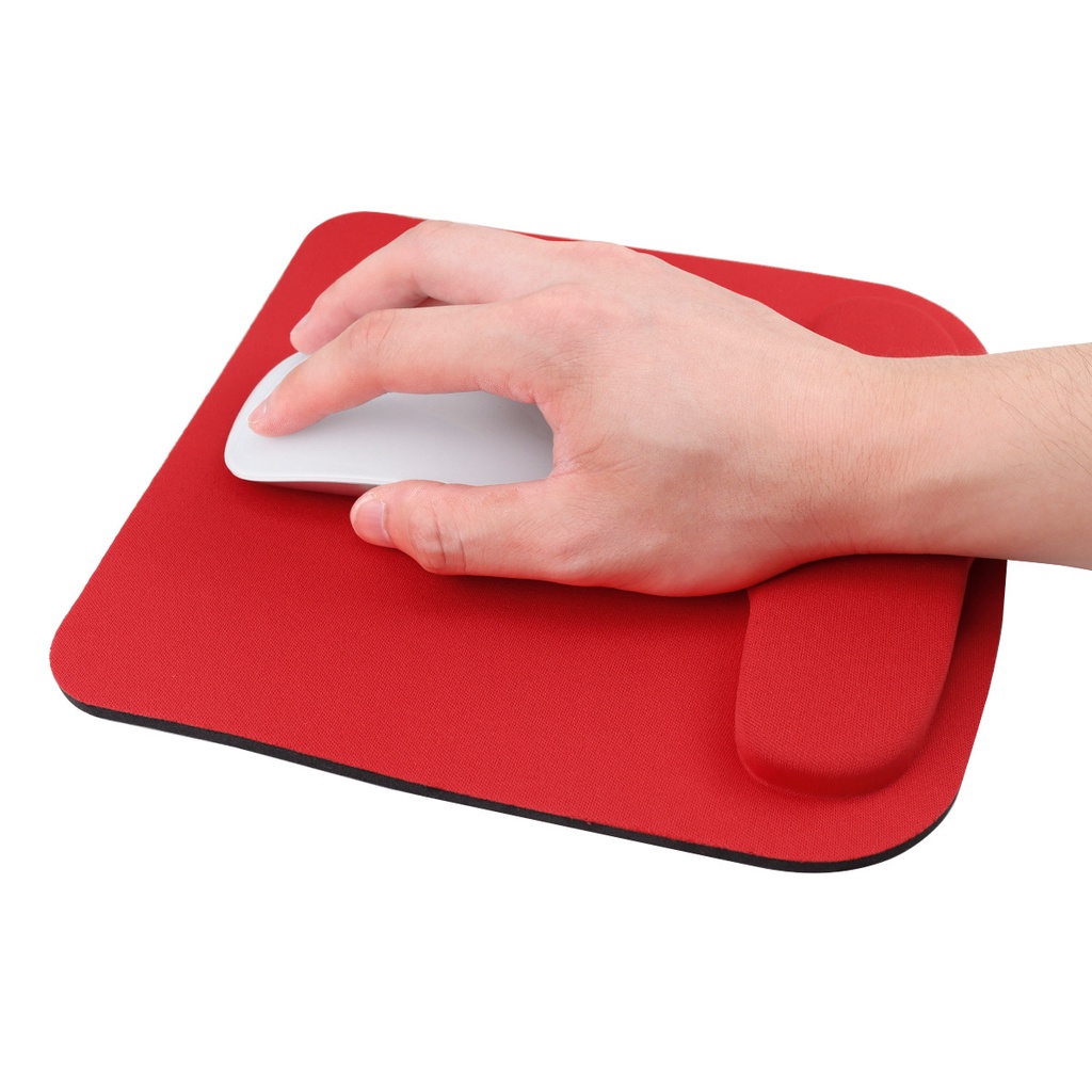 Mouse Pad Dengan Bantalan Pergelangan Tangan Bahan EVA Lembut Nyaman