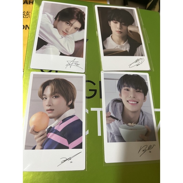 READY INA- NCT 127 NATURE REPUBLIC POLAROID JAEHYUN TAEYONG HAECHAN TAEYONG NCT OFFICIAL PHOTOCARD N