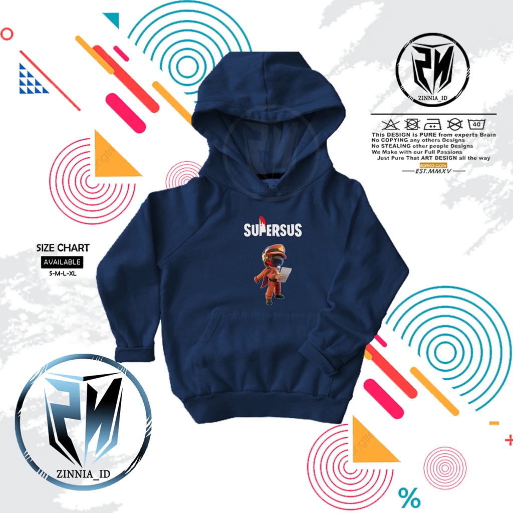 Hoodie Anak Logo Game Super Sus Agent