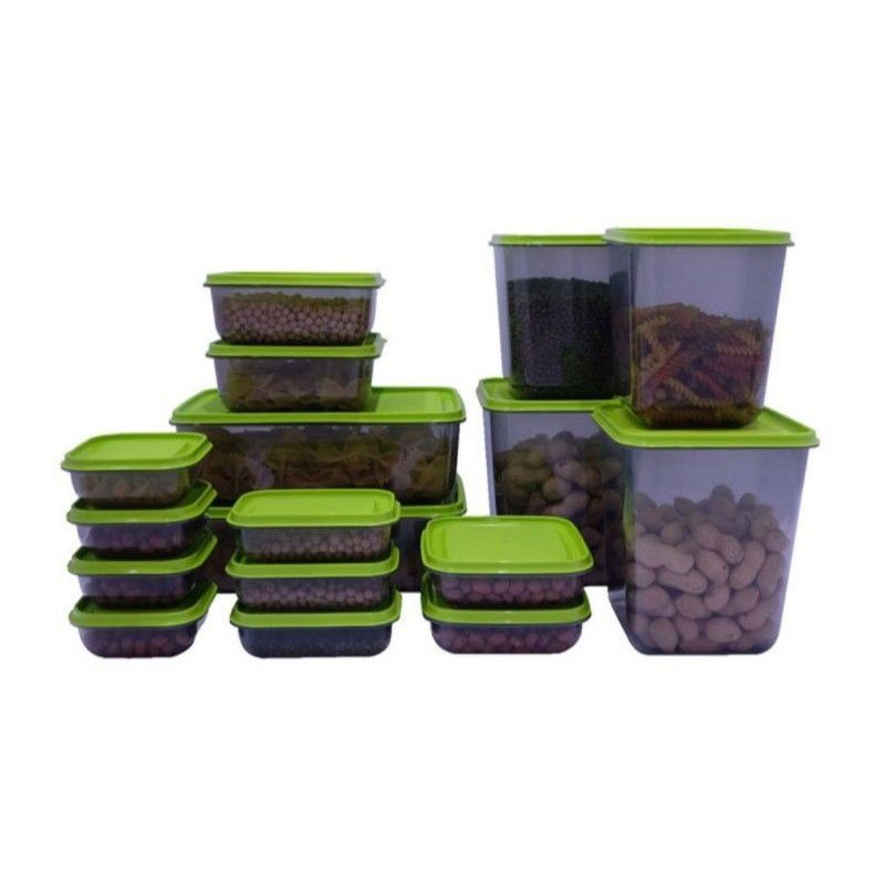 CALISTA OTARU SMOKE 17 PCS WADAH PLASTIK MAKANAN TOPLES PLASTIK TEMPAT PENYIMPANAN MAKANAN CONTAINER