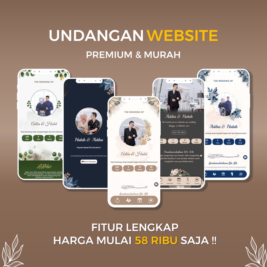 

❤PROMO❤ Undangan Website Digital Pernikahan Murah meriah