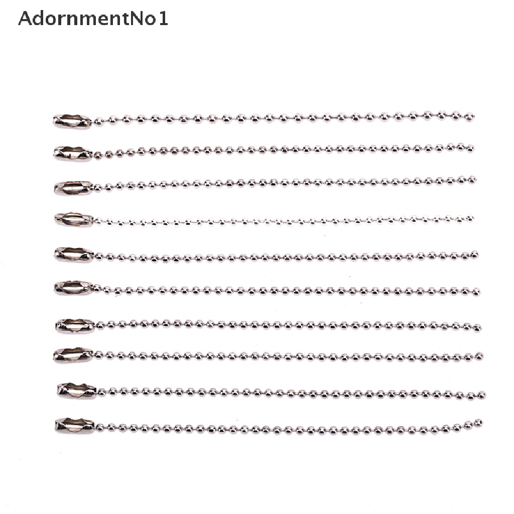 (AdornmentNo1) 10pcs / Set Gantungan Kunci Manik-Manik Diameter 3.5 &quot;0.09&quot; Untuk Aksesoris DIY