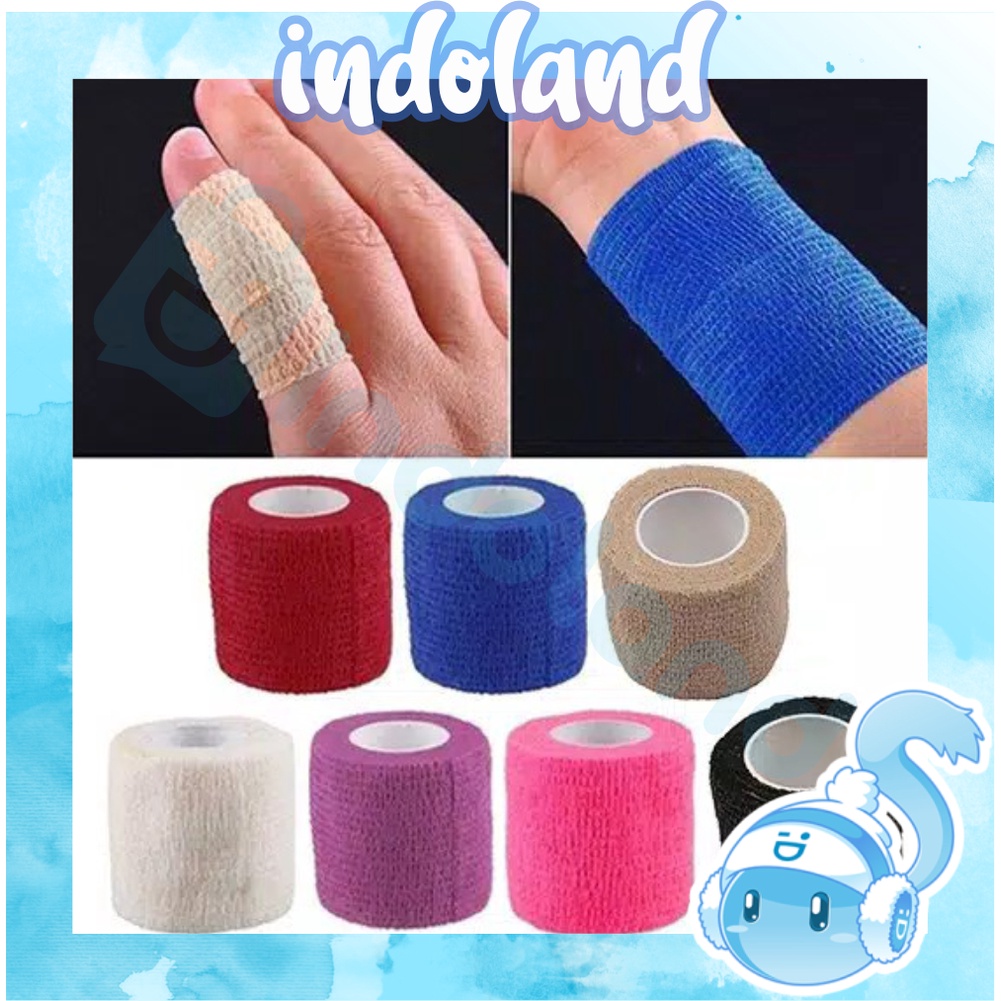 ☀INDOLAND☀ Finger Tape / Wrist Tape / KINSupport Olahraga Mencegah Cidera Otot pada jari Untuk Semua Olahraga R620