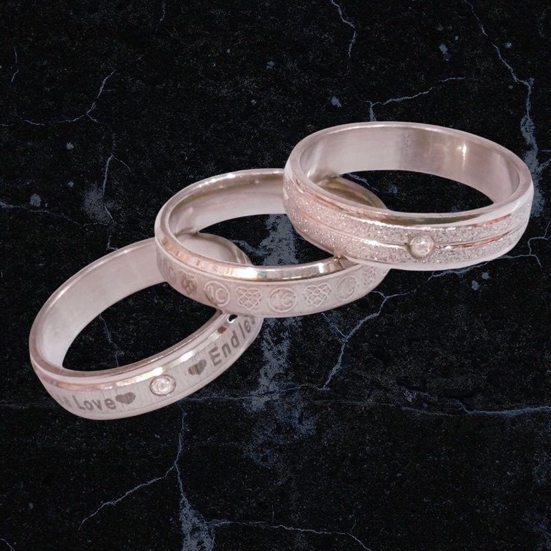 cincin titanium//cincin ring//titanium//cincin kawin//cincin couple