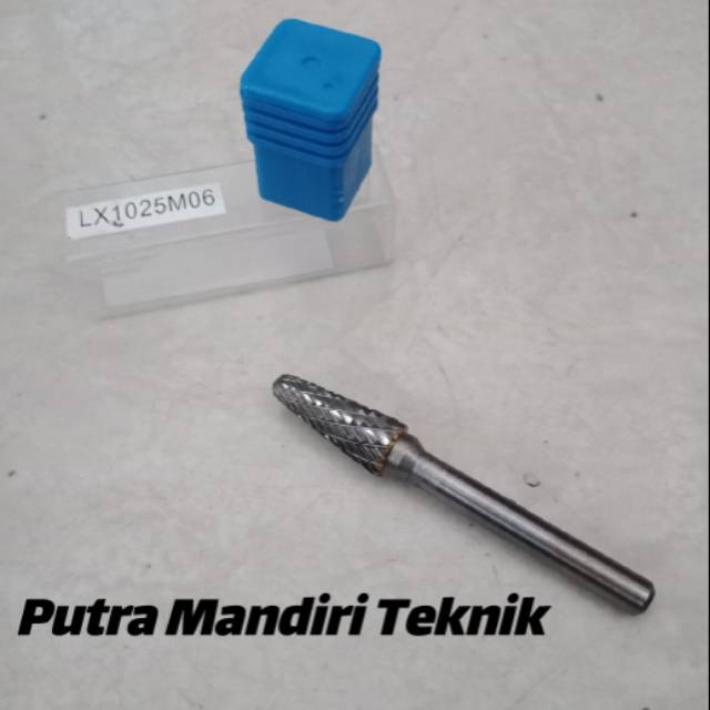 Mata Tuner / Carbide Rotary File Code LX-1025-M06 diameter kepala 10mm