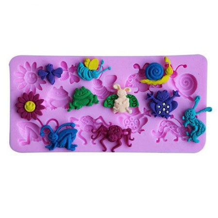 3D Silicon Mold Fondant Cake Decoration - Insect